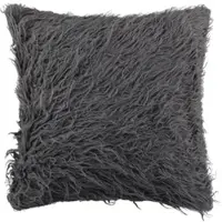 Bestlivings Dekokissen Langhaar 50 x 50 cm Grau
