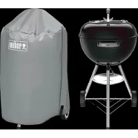 Weber Original Kettle 47 cm Schwarz + Abdeckung 47 cm