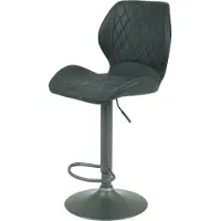 Die Möbelfundgrube Barhocker Vintage anthrazit - höhenverstellbar - SONJA