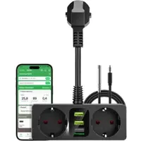 VIVOSUN GrowHub Outlet Controller A22 mit Temperatur- und Feuchtigkeitssensor