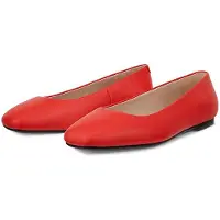 Ecco Damen Margot Ballerina Pumps Scarlet