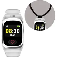 James B8 Senioren Smartwatch GPS Notruf & Telefonfunktion + Anhänger