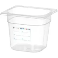 Hendi 24x Gastronorm-Behälter 1/6,GN 1/6,2,4L,Transparent,176x162x(H)150mm