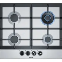 Siemens EC6A5HB90D, Schwarz, Edelstahl, Integriert, Gaskochfeld, Edelstahl, 4 Zone(n), 4 Zone(n)