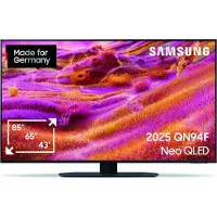 Samsung 50" Neo QLED QN94F 4K Vision AI Smart TV (2025), 127 cm (50"), 3840 x 2160 Pixel, Neo QLED, Smart-TV, WLAN, Schwarz