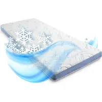 Sleezzze Kaltschaumtopper CloudComfort Cool 180 x 200 cm H2/H3, Höhe 7 cm, Härtegrad H2/H3, 7-Zonen Topper mit Sommer- und Winterseite
