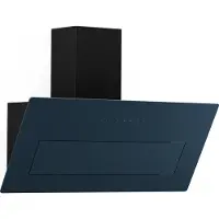 Klarstein SleekAir Dunstabzugshaube - 90cm Kopffreihaube, 718 m³/h, A++ , Touch-Bedienung, LED 5W, Duale Belüftung, Anthrazit