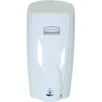 Rubbermaid Automatischer Seifen- und Desinfektionsspender AutoFoam, 1100 ml, berührungsfrei, für Wand/Ständer, weiß
