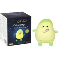 INNOGIO GIOmango Nachtlicht für Kinder, Mangoförmig, Berührungssteuerung, Handyhalterung, 11x12x11 cm
