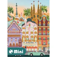 Pieces & Peace Puzzle Mini Barcelone 96 Teile Spielzeug