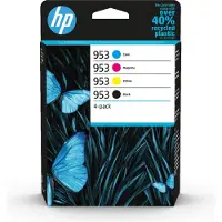 HP Original-Druckerpatronen 953 Multipack CMYK, 4er-Pack, ca. 900/630 Seiten