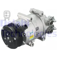 Delphi CS20323 Visteon VS16 Klimaanlage Klimakompressor PAG 46 für FORD Fiesta Mk6 Schrägheck (JA8, JR8) Fiesta Mk6 Kastenwagen Fiesta Mk6 Limousine