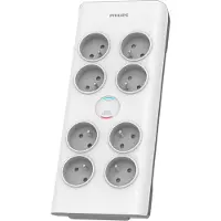 Philips SPN7080WA/60 surge protector White 8 AC outlet(s) 2 m