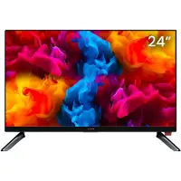 Kiano Slim TV Travel Fernseher 24" Zoll | LED HD TV - Matrix | Auto-Ladegerät | HDMI USB | Dolby Audio | Triple Tuner DVB-T2 | Schwarz