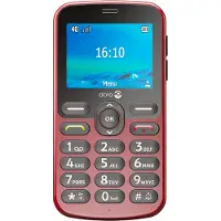 Doro 1880, Balken, Single SIM, 6,1 cm (2.4"), Bluetooth, 1000 mAh, Rot