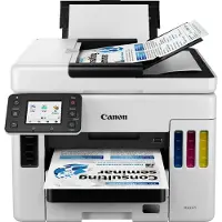 Canon MAXIFY GX7050 MegaTank Farb-Tintenstrahl-Multifunktionssystem mit WLAN und nachfüllbaren Tintentanks, Tintenstrahl, Farbdruck, 600 x 1200 DPI, A4, Direktdruck, Schwarz, Weiß