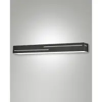 FABAS LUCE Banny LED-Wandleuchte, 24 W, 2260 lm, 3000 K, Anthrazit - Modernes Design aus Metall und Methacrylat für die Innenbeleuchtung