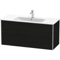 Duravit XSquare Waschtischunterbau wandhängend, 2 Schubkästen, 1210x560x478mm, XS417401616, Farbe: Eiche Schwarz Dekor