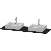 Duravit Konsole XSquare 160x55cm, E s, m 2 Auss, Beck. beids.