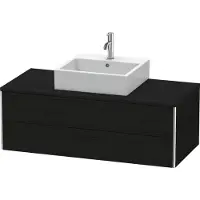 Duravit XSquare Konsolenwaschtischunterbau wandhängend, 2 Schubkästen, 1200x400x548mm, XS491201616