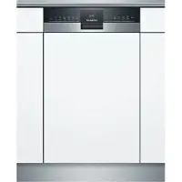 Siemens iQ300 SR53ES28KE, Halb integriert, Single (45 cm breit), Weiß, Edelstahl, Berührung, 1,75 m