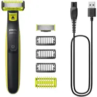 Philips OneBlade Norelco OneBlade QP2824/10, Folienschaber, Grau, Limette, Akku, 45 min, 8 h, 0,5 W