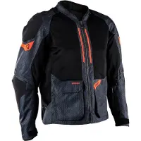 Leatt Jacket ADV FlowTour 4.5 Short V26 grau-schwarz-orange 2XL