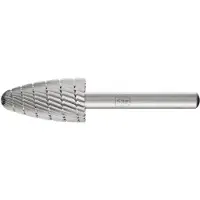 PFERD TOOLS HSS Frässtift Baumform H Ø 16x30mm Schaft-Ø 6 mm Z 3 universal mittel fein Spanbrecher