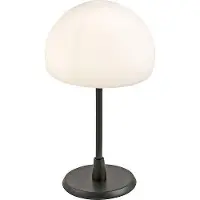 FABAS LUCE Tischleuchte Gaia G9 Ø150mm Warmweiß Schwarz dimmbar