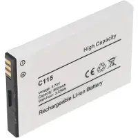 AccuCell Akku passend für Motorola C115, C116, C155, Tchibo 202 56,0 x 35,4 x 6,3mm