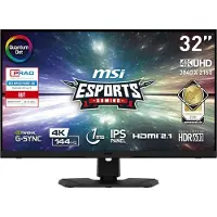 MSI Optix MPG321URDE QD - LED-Monitor - 81.3 cm (32") - 3840 x 2160 4K @ 144 Hz - IPS - 400 cd/m² - 1000:1 - DisplayHDR 600 - 1 ms - 2xHDMI, DisplayPort, USB-C - Schwarz