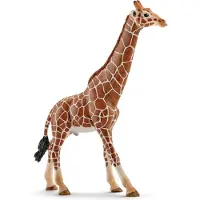 Schleich - Giraffe, male, eating (14389)