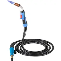 Vevor Schweißpistole Mig 4,6 m Fackel Ersatz Flexibles Kabel 250 A Arbeitszyklus 60% für Elektroschweißer intensive Nutzung Schweißen Industrieumgebungen harte Konstruktion