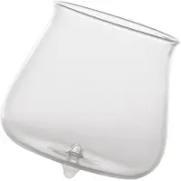 Zafferano 6er-Set Pirolo-Serie Trinkgläser aus weißem Borosilikatglas mit dynamischem, rotierendem Kreiseleffekt für einen eleganten Tisch