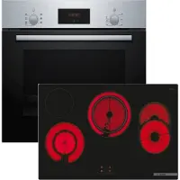 Bosch HBD231FR82, Zonen-Induktionskochfeld, 4 Zone(n), Glaskeramik, Schwarz, Berührung, 80,2 cm