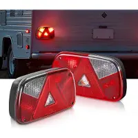 Vevor Anhängerlichter Anhängerleuchten 2 Stk. mit Modi (Bremslicht/Blinklicht/Rücklicht/Kennzeichenleuchte/Rückfahrscheinwerfer/Nebelscheinwerfer), wasserfestes Anhängerbeleuchtungsset für Lkw