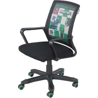 Roba Gamingstuhl 'Minecraft' mit Wippmechanik - Stufenlos höhenverstellbar - Schwarz