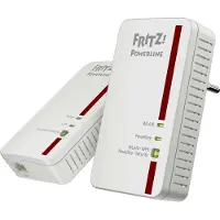 AVM Powerline 1240E WLAN Set, 1200 Mbit/s, IEEE 802.11a, IEEE 802.11b, IEEE 802.11g, IEEE 802.11i, IEEE 802.11n, Gigabit Ethernet, 10,100,1000 Mbit/s, 10BASE-T, 100BASE-T, 1000BASE-T, Wi-Fi 4 (802.11n)