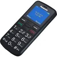 Panasonic KX-TU110, Balken, Dual-SIM, 4,5 cm (1.77"), 128 x 160 Pixel, Bluetooth, Schwarz