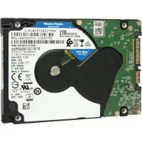 Western Digital Blue , 2 TB, 5400 RPM, 128 MB, 2.5", Serial ATA III