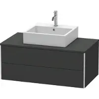 Duravit XSquare Konsolenwaschtischunterbau wandhängend, 2 Schubkästen, 1000x400x548mm, XS491108080