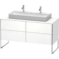 Duravit Waschtischunterschrank XSquare 140x54,8x77,8cm, 4 La, steh., we matt