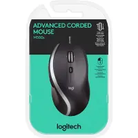 Logitech M500s, rechts, Optisch, USB Typ-A, 4000 DPI, Schwarz