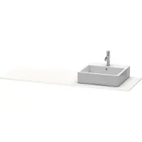 Duravit Konsole XSquare 160x55x1,6cm, m 1 AS, Beck. re, we matt