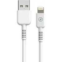 Muvit MCUSC0001, 1,2 m, Lightning, USB A, Männlich, Männlich, Weiß