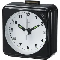Hama Wecker Reisewecker "A50", Schwarz