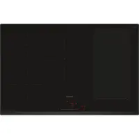 Siemens iQ700 EX851HVC1E, Schwarz, Integriert, 80 cm, Zonen-Induktionskochfeld, Glaskeramik, 5 Zone(n)