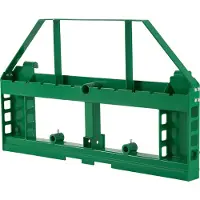 Vevor Kompaktlader, 1814 kg, 1270 x150x752 mm Palettengabelrahmenaufsätze mit 50,8 mm Anhängerkupplung & Speerhülsen, passend für John Deere Lader mit Schnellbefestigung, nur Rahmen