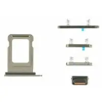 OEM Tastenset für iPhone 12 Pro Max Ersatz Stummschalttaste Gold