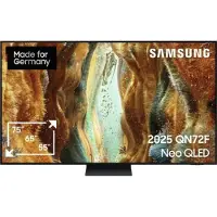Samsung 55" Neo QLED QN73F 4K Vision AI Smart TV (2025), 139,7 cm (55"), 3840 x 2160 Pixel, Neo QLED, Smart-TV, WLAN, Schwarz